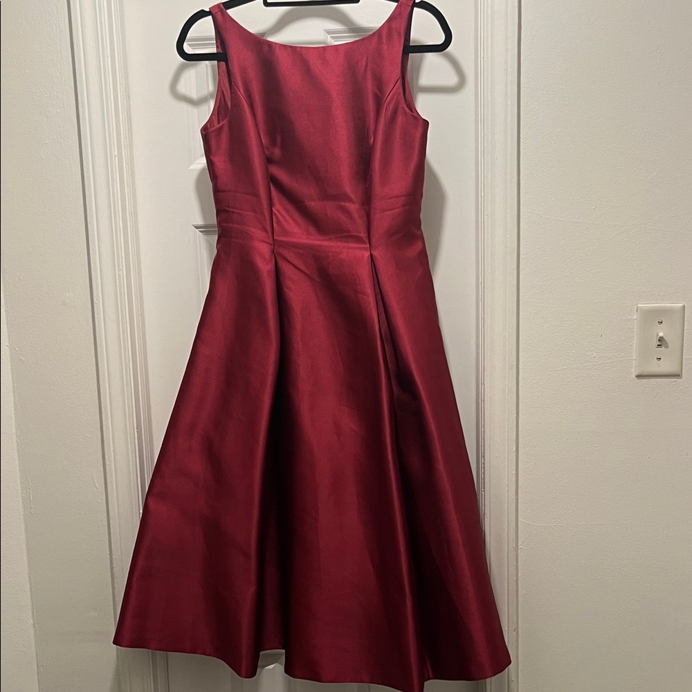 Adrianna Papell Wine Midi Dress